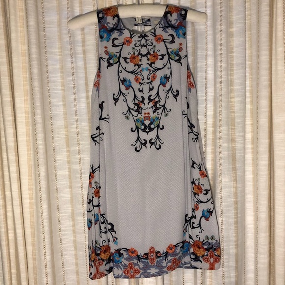 Ecoté Light Blue Floral Dress - Picture 1 of 4